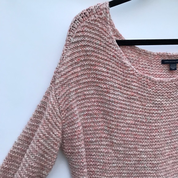 American Eagle Knit Pink Sweater - Picture 6 of 7